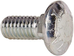 Value Collection - 5/16-18 UNC 3/4" Length Under Head, Standard Square Neck, Carriage Bolt - Grade 2 Steel, Zinc-Plated Finish - Makers Industrial Supply