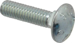 Value Collection - 5/16-18 UNC 1-1/4" Length Under Head, Standard Square Neck, Carriage Bolt - Grade 2 Steel, Zinc-Plated Finish - Makers Industrial Supply