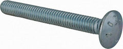 Value Collection - 5/16-18 UNC 2-3/4" Length Under Head, Standard Square Neck, Carriage Bolt - Grade 2 Steel, Zinc-Plated Finish - Makers Industrial Supply