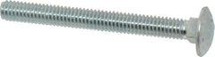 Value Collection - 5/16-18 UNC 3" Length Under Head, Standard Square Neck, Carriage Bolt - Grade 2 Steel, Zinc-Plated Finish - Makers Industrial Supply