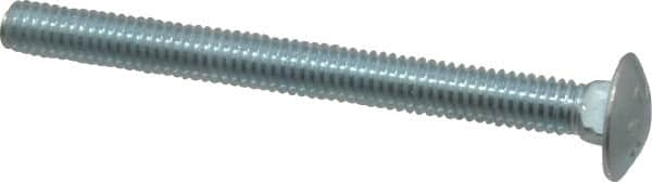 Value Collection - 5/16-18 UNC 3-1/2" Length Under Head, Standard Square Neck, Carriage Bolt - Grade 2 Steel, Zinc-Plated Finish - Makers Industrial Supply