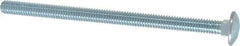 Value Collection - 5/16-18 UNC 5" Length Under Head, Standard Square Neck, Carriage Bolt - Grade 2 Steel, Zinc-Plated Finish - Makers Industrial Supply