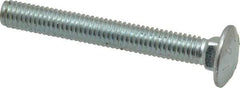 Value Collection - 3/8-16 UNC 3" Length Under Head, Standard Square Neck, Carriage Bolt - Grade 2 Steel, Zinc-Plated Finish - Makers Industrial Supply