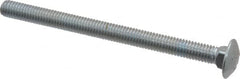 Value Collection - 3/8-16 UNC 5" Length Under Head, Standard Square Neck, Carriage Bolt - Grade 2 Steel, Zinc-Plated Finish - Makers Industrial Supply