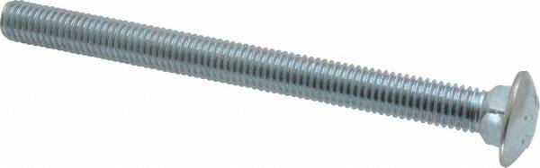 Value Collection - 1/2-13 UNC 6" Length Under Head, Standard Square Neck, Carriage Bolt - Grade 2 Steel, Zinc-Plated Finish - Makers Industrial Supply