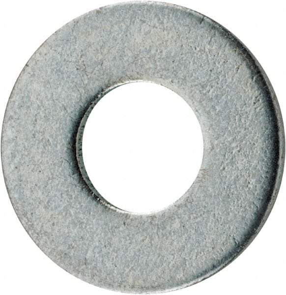 Value Collection - 5/16" Screw, Steel USS Flat Washer - 3/8" ID x 7/8" OD, 3/32" Thick, Zinc-Plated Finish - Makers Industrial Supply