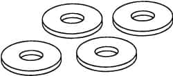 Value Collection - 1-1/2" Screw, Grade 8 Steel USS Flat Washer - 1-5/8" ID x 3-1/2" OD, 3/16" Thick, Zinc Yellow Dichromate Finish - Makers Industrial Supply