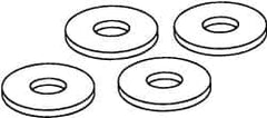 Value Collection - 1-3/8" Screw, Steel USS Flat Washer - 1-1/2" ID x 3-1/4" OD, 0.153" Thick, Zinc-Plated Finish - Makers Industrial Supply