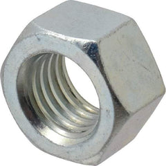 Value Collection - 3/4-10 UNC Steel Right Hand Hex Nut - 1-1/8" Across Flats, 0.6406" High, Zinc-Plated Finish - Makers Industrial Supply