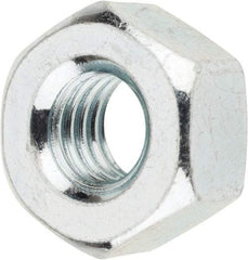 Value Collection - 3/8-16 UNC Steel Right Hand Heavy Hex Nut - 11/16" Across Flats, 0.3594" High, Zinc-Plated Finish - Makers Industrial Supply