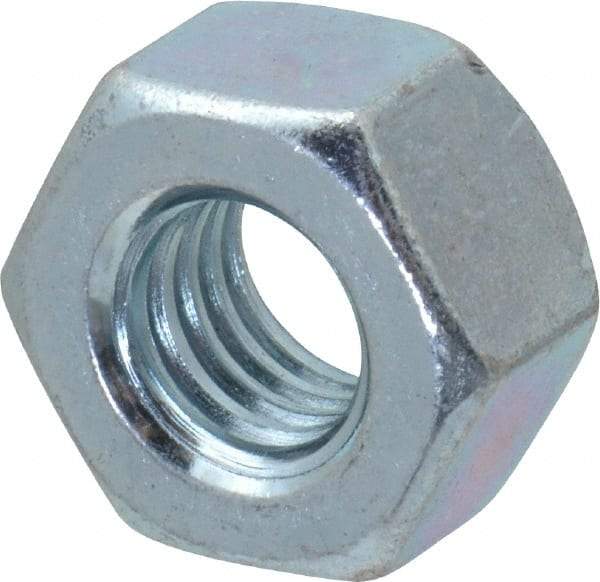 Value Collection - 7/16-14 UNC Steel Right Hand Heavy Hex Nut - 3/4" Across Flats, 0.4219" High, Zinc-Plated Finish - Makers Industrial Supply