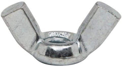 Value Collection - #10-24 UNC, Zinc Plated, Steel Standard Wing Nut - 0.91" Wing Span, 0.47" Wing Span - Makers Industrial Supply