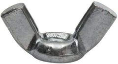 Value Collection - #10-32 UNF, Zinc Plated, Steel Standard Wing Nut - 0.91" Wing Span, 0.47" Wing Span - Makers Industrial Supply