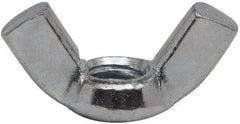 Value Collection - 5/16-18 UNC, Zinc Plated, Steel Standard Wing Nut - 1-1/4" Wing Span, 0.66" Wing Span - Makers Industrial Supply