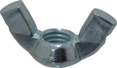 Value Collection - 1/2-13 UNC, Zinc Plated, Steel Standard Wing Nut - 1.94" Wing Span, 1" Wing Span - Makers Industrial Supply