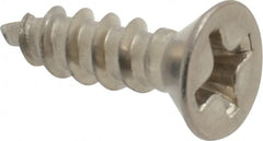 Value Collection - #6 Flat Head Phillips Sheet Metal Screw - Stainless Steel, 1/2" OAL, Grade 18-8 - Makers Industrial Supply