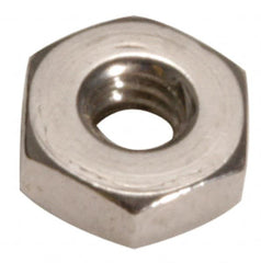 Made in USA - #2-56 UN Steel Right Hand Machine Screw Hex Nut - 3/16" Across Flats, 0.066" High, Cadmium-Plated Finish - Makers Industrial Supply