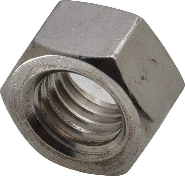 Value Collection - 5/8-11 UNC Stainless Steel Right Hand Hex Nut - 15/16" Across Flats, 35/64" High, Uncoated - Makers Industrial Supply