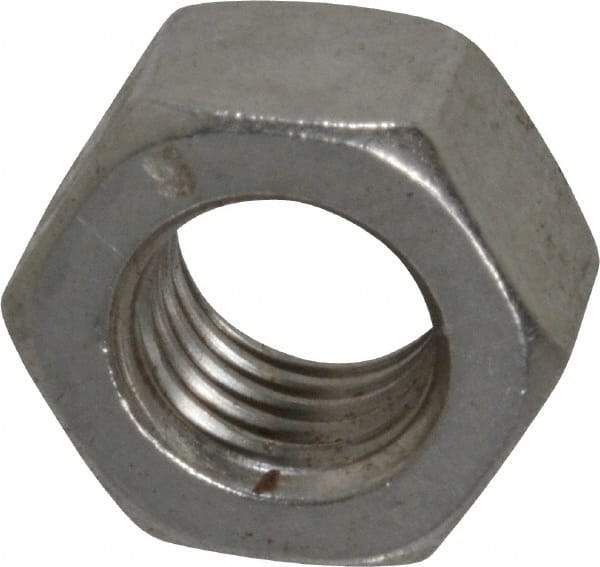 Value Collection - 5/16-24 UNF Stainless Steel Right Hand Hex Nut - 1/2" Across Flats, 17/64" High, Uncoated - Makers Industrial Supply