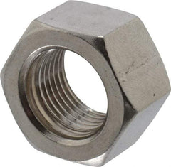 Value Collection - 5/8-18 UNF Stainless Steel Right Hand Hex Nut - 15/16" Across Flats, 35/64" High, Uncoated - Makers Industrial Supply