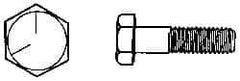 Value Collection - M10x1.50mm Metric Coarse, 130mm Length Under Head Hex Head Cap Screw - Partially Threaded, Grade 18-8 Stainless Steel, Uncoated, 17mm Hex - Makers Industrial Supply