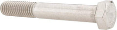 Value Collection - 1/2-13 UNC, 3-1/2" Length Under Head Hex Head Cap Screw - Grade 18-8 Stainless Steel, 3/4" Hex - Makers Industrial Supply