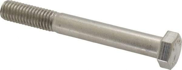 Value Collection - 1/2-13 UNC, 4" Length Under Head Hex Head Cap Screw - Grade 18-8 Stainless Steel, 3/4" Hex - Makers Industrial Supply