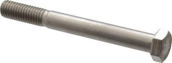 Value Collection - 1/2-13 UNC, 4-1/2" Length Under Head Hex Head Cap Screw - Grade 18-8 Stainless Steel, 3/4" Hex - Makers Industrial Supply