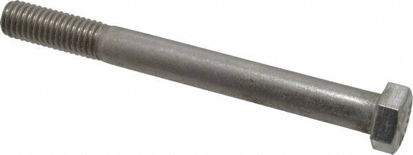 Value Collection - 1/2-13 UNC, 5" Length Under Head Hex Head Cap Screw - Grade 18-8 Stainless Steel, 3/4" Hex - Makers Industrial Supply