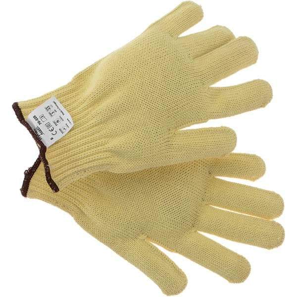 Ansell - Size L, ANSI Cut Lvl A3, Abrasion Lvl 3, Cut Resistant Gloves - Yellow - Makers Industrial Supply