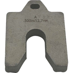 Maudlin Products - Metal Shim Stock Type: Slotted Shim Material: Stainless Steel - Makers Industrial Supply