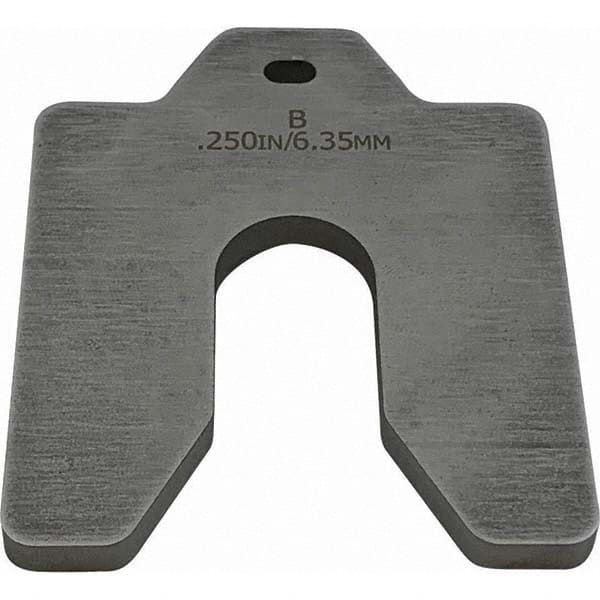 Maudlin Products - Metal Shim Stock Type: Slotted Shim Material: Stainless Steel - Makers Industrial Supply