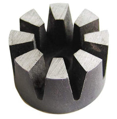 Eclipse - 1-1/4" OD x 1-3/8" High, 2 Pole Alnico Rotor Magnet - 5/16" Hole Diam, 23 Lb Max Holding Capacity, 1,022°F Max Operating Temp - Makers Industrial Supply