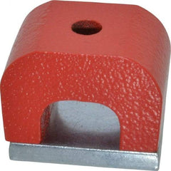 Eclipse - 3/16" Hole Diam, 1-1/8" Overall Width, 3/4" Deep, 3/4" High, Alnico Power Magnets - 1,022°Fahrenheit Max Operating Temp - Makers Industrial Supply