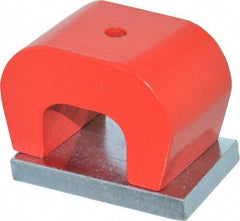 Eclipse - 3/16" Hole Diam, 1-3/4" Overall Width, 1-1/8" Deep, 1-1/8" High, Alnico Power Magnets - 1,022°Fahrenheit Max Operating Temp - Makers Industrial Supply