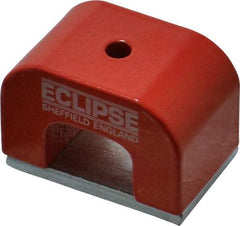 Eclipse - 1 Hole, 3/16" Hole Diam, 1" Overall Width, 1-37/64" Deep, 1" High, Alnico Power Magnets - 0.39" Pole Width, 550°C Max Operating Temp, Grade 5 Alnico - Makers Industrial Supply