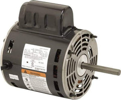 US Motors - 1/3 hp, ODP Enclosure, Auto Thermal Protection, 1,650 RPM, 115 Volt, 60 Hz, Industrial Electric AC/DC Motor - Size 48 Frame, Stud Mount, 1 Speed, Ball Bearings, 4.0 Full Load Amps, B Class Insulation, CW Lead End - Makers Industrial Supply