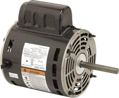 US Motors - 1/2 hp, ODP Enclosure, Auto Thermal Protection, 1,100 RPM, 115/230 Volt, 60 Hz, Industrial Electric AC/DC Motor - Size 48 Frame, Stud Mount, 1 Speed, Ball Bearings, 6.2/3.1 Full Load Amps, B Class Insulation, CW Lead End - Makers Industrial Supply