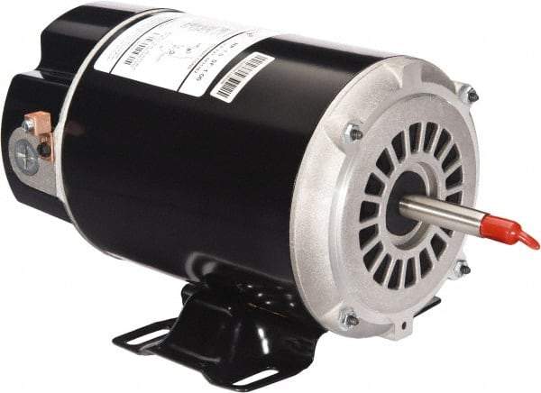 US Motors - 1 hp, ODP Enclosure, Auto Thermal Protection, 3,450 RPM, 115 Volt, 60 Hz, Industrial Electric AC/DC Motor - Size 48 Frame, Thru Bolt Mount, 1 Speed, Ball/SAB Bearings, 10.0 Full Load Amps, B Class Insulation, CCW Drive End - Makers Industrial Supply