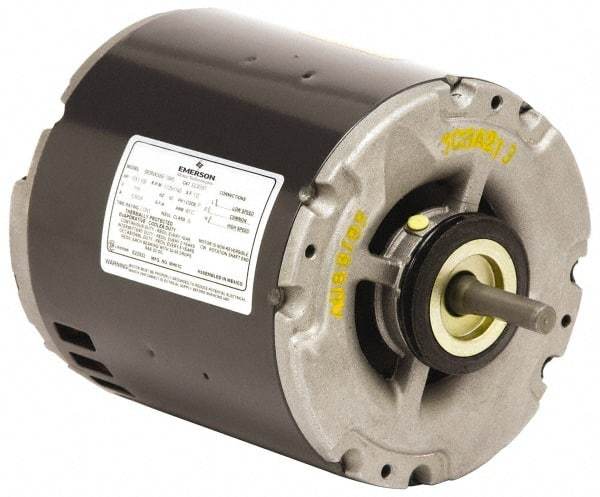 US Motors - 1/2 hp, ODP Enclosure, Auto Thermal Protection, 1,725 RPM, 115 Volt, 60 Hz, Industrial Electric AC/DC Motor - Size 56 Frame, Ring Mount, 2 Speed, SAB/Sleeve Bearings, B Class Insulation, CCW Lead End - Makers Industrial Supply