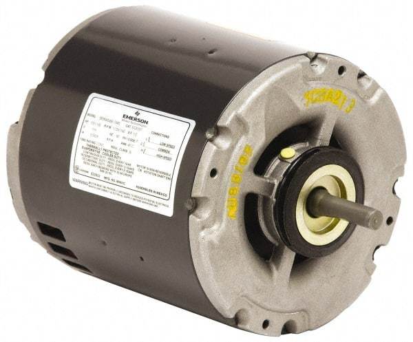 US Motors - 1/3 hp, ODP Enclosure, Auto Thermal Protection, 1,725 RPM, 115 Volt, 60 Hz, Industrial Electric AC/DC Motor - Size 56 Frame, Ring Mount, 2 Speed, SAB/Sleeve Bearings, 5.5/3.9 Full Load Amps, B Class Insulation, CCW Lead End - Makers Industrial Supply