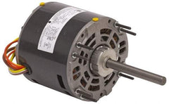 US Motors - 1/5 hp, ODP Enclosure, Auto Thermal Protection, 1,075 RPM, 208-230 Volt, 60 Hz, Industrial Electric AC/DC Motor - Size 42 Frame, Hub/Stud Mount, 3 Speed, SAB Bearings, 1.6 Full Load Amps, B Class Insulation, CCW Lead End Rev - Makers Industrial Supply