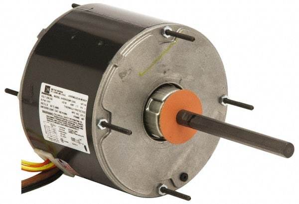 US Motors - 1/6 hp, TEAO Enclosure, Auto Thermal Protection, 1,075 RPM, 460 Volt, 60 Hz, Industrial Electric AC/DC Motor - Size 48 Frame, Stud/Band Mount, 1 Speed, Ball Bearings, 0.5 Full Load Amps, B Class Insulation, CCW Lead End Rev - Makers Industrial Supply