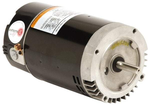 US Motors - 2 hp, ODP Enclosure, Auto Thermal Protection, 3,450 RPM, 230 Volt, 60 Hz, Industrial Electric AC/DC Motor - C-Face Mount, 1 Speed, Ball Bearings, B Class Insulation, CCW Drive End - Makers Industrial Supply