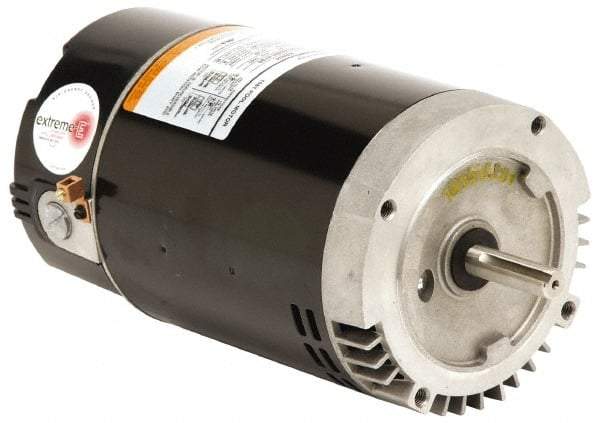 US Motors - 2 hp, ODP Enclosure, Auto Thermal Protection, 3,450 RPM, 115/230 Volt, 60 Hz, Industrial Electric AC/DC Motor - Size 56 Frame, C-Face Mount, 1 Speed, Ball Bearings, B Class Insulation, CCW Drive End - Makers Industrial Supply