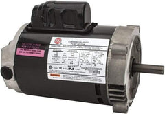 US Motors - 1/2 hp, ODP Enclosure, Auto Thermal Protection, 3,450 RPM, 115/208-230 Volt, 60 Hz, Industrial Electric AC/DC Motor - Size 56C Frame, C-Face Mount, 1 Speed, Ball Bearings, 8.2/4.2-4.1 Full Load Amps, B Class Insulation, Reversible - Makers Industrial Supply