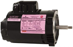 US Motors - 1/3 hp, ODP Enclosure, Auto Thermal Protection, 3,450 RPM, 115/208-230 Volt, 60 Hz, Industrial Electric AC/DC Motor - Size 56J Frame, J-Face Mount, 1 Speed, Ball Bearings, 6.2/2.9-3.1 Full Load Amps, B Class Insulation, CCW Drive End - Makers Industrial Supply