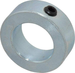 Climax Metal Products - 1-1/16" Bore, Steel, Set Screw Shaft Collar - 1-3/4" Outside Diam, 5/8" Wide - Makers Industrial Supply