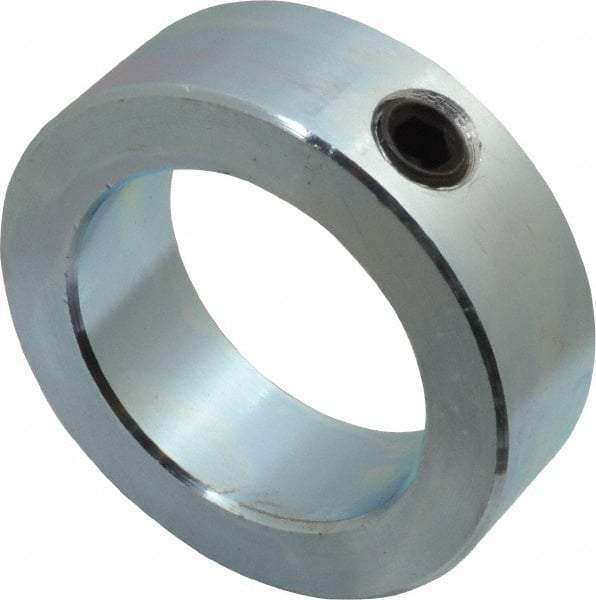 Climax Metal Products - 1-7/8" Bore, Steel, Set Screw Shaft Collar - 2-3/4" Outside Diam, 7/8" Wide - Makers Industrial Supply