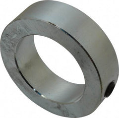 Climax Metal Products - 2-3/16" Bore, Steel, Set Screw Shaft Collar - 3-1/4" Outside Diam, 15/16" Wide - Makers Industrial Supply